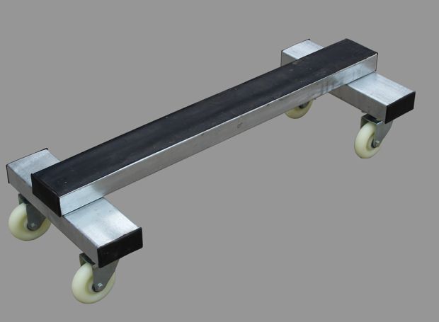 Swift heavy-duty coastal trolley, low rolling cradle on castors