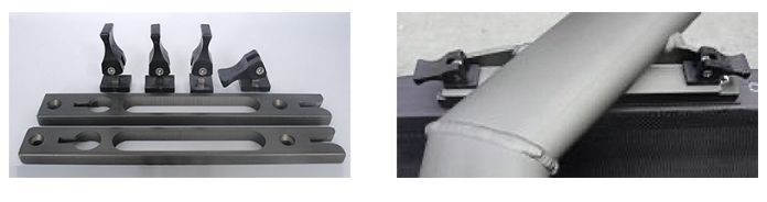 Quick release parts and quick release system mounted on a wing rigger